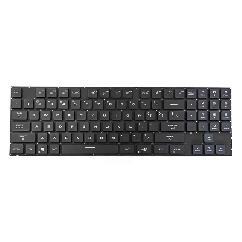 pp New For Asus ROG Zephyrus S17 GX703 GX703H GX703HM GX703HR GX703HS GX703HS-KF004R Series Laptop Keyboard US Backlit