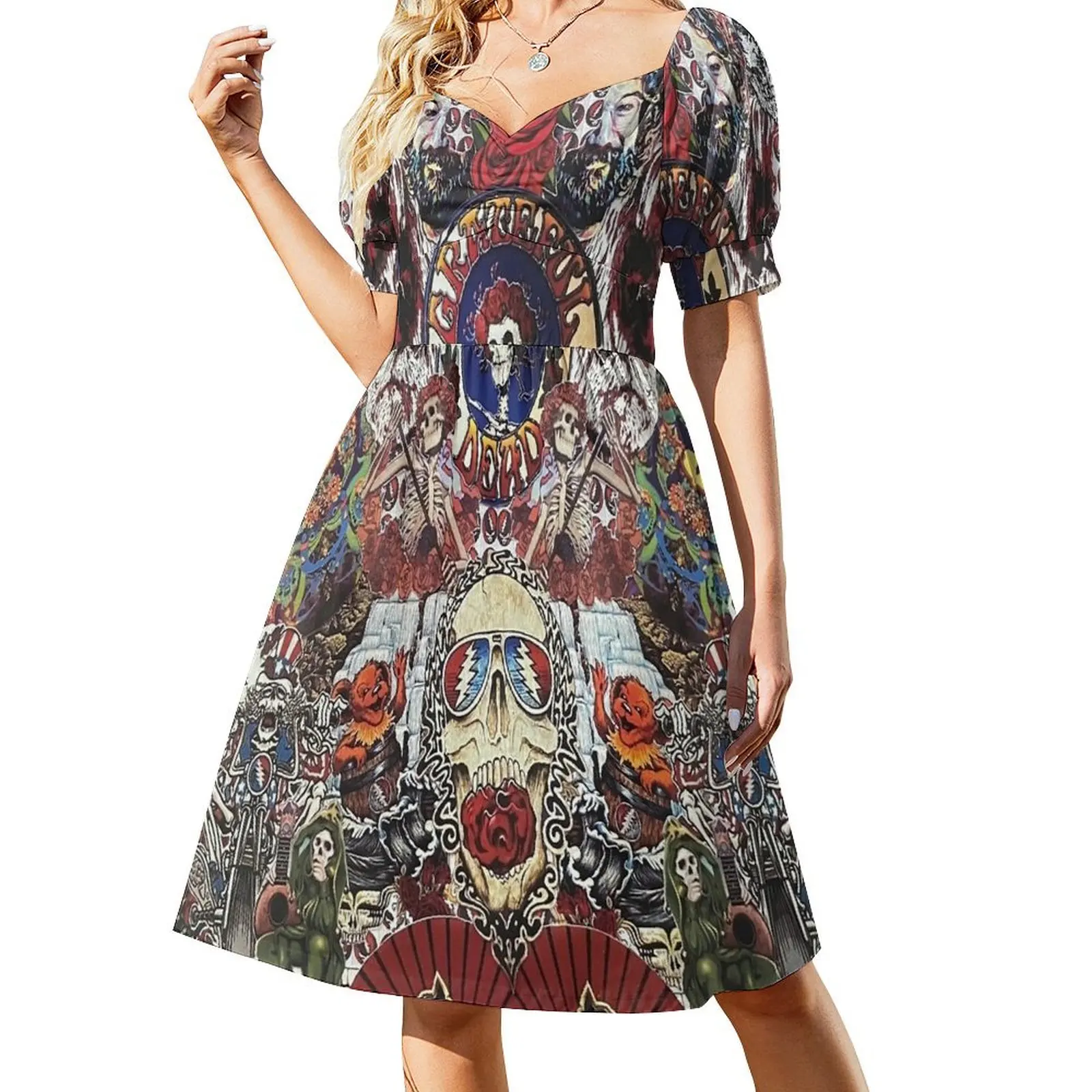 

Lightning Bear Party Short-Sleeved Dress ladies dresses for special occasion womens dress