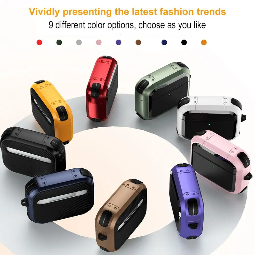 

For AirPods Pro3 Protective Case TPU+PC Anti-drop Headphone Cover Wireless Bluetooth Earphone Accessories For AirPods Pro3 case