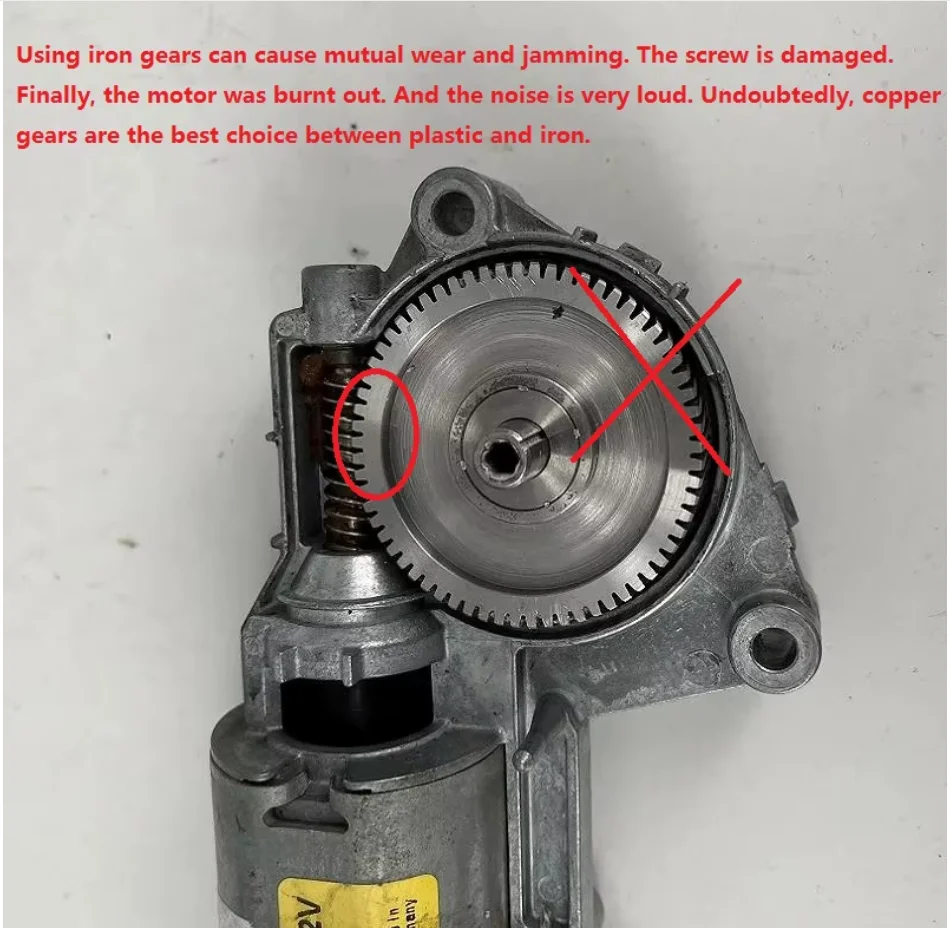 Sunroof Motor Repair Kit - Internal Brass & Plastic Gear For VW EOS & Mini R52 1Q0959591 A B C