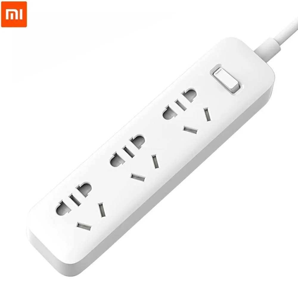 Original Xiaomi Smart Home Electronic Power Strip Socket Fast Charging 3 USB + 3 Sockets Standard Plug Interface Extension