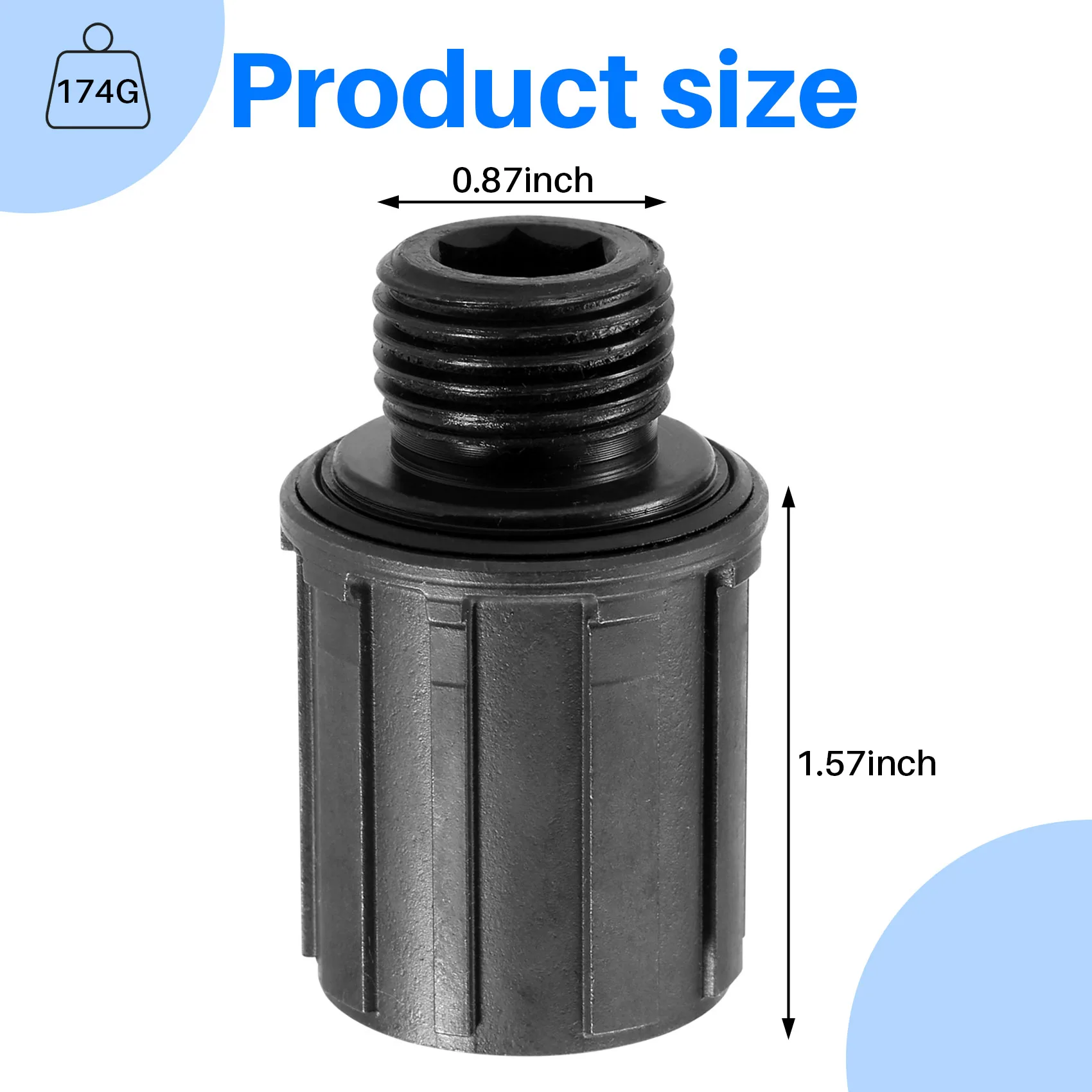 

Спортивный горный велосипед: титановый фривхаб на 8/9/10 скоростей с шарикоподшипниками, черный