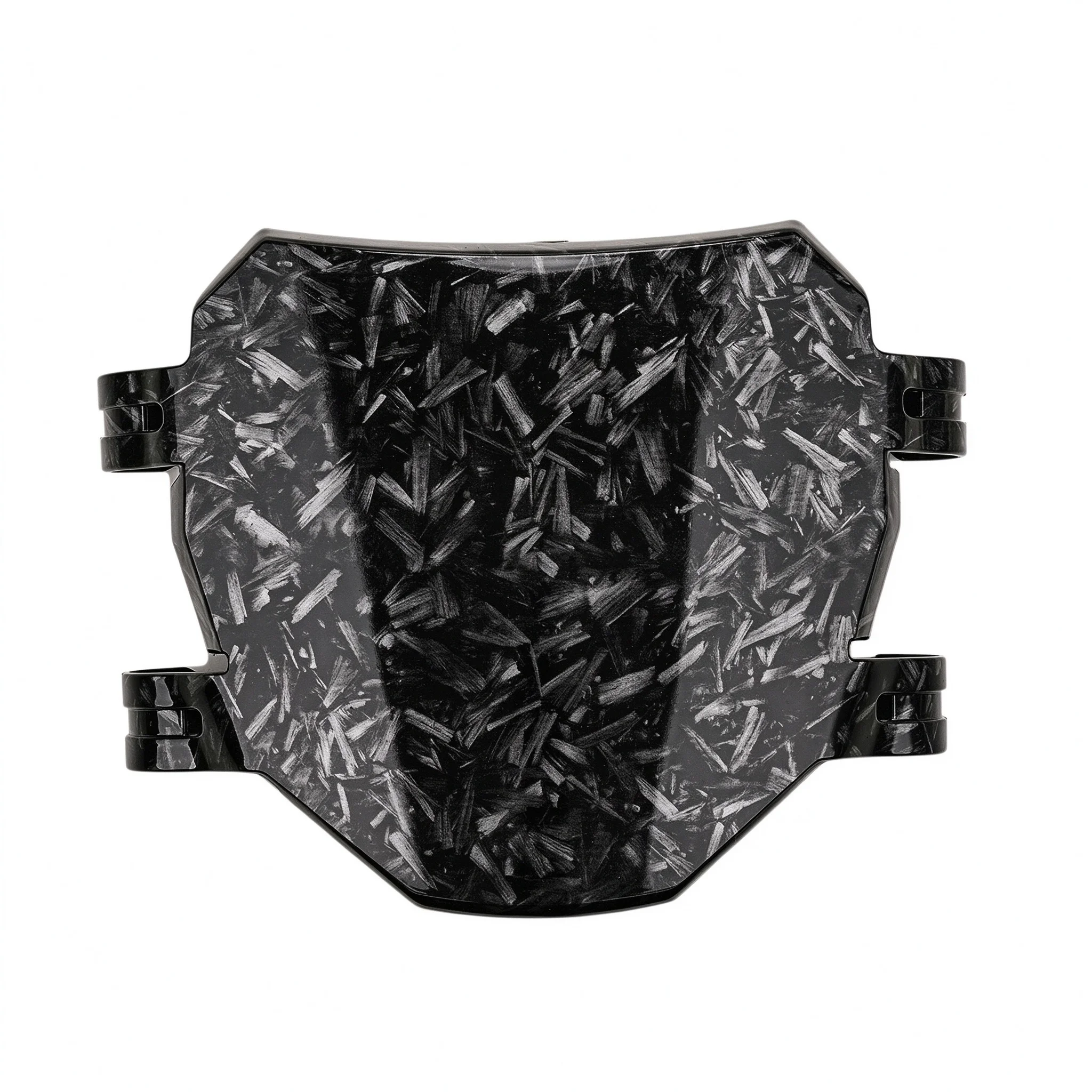 Forged Carbon Pattern Motorcycle Number Plate Front Fork Wire Harness Cover for SUR-RON 79bike Talaria Waterproof Universal