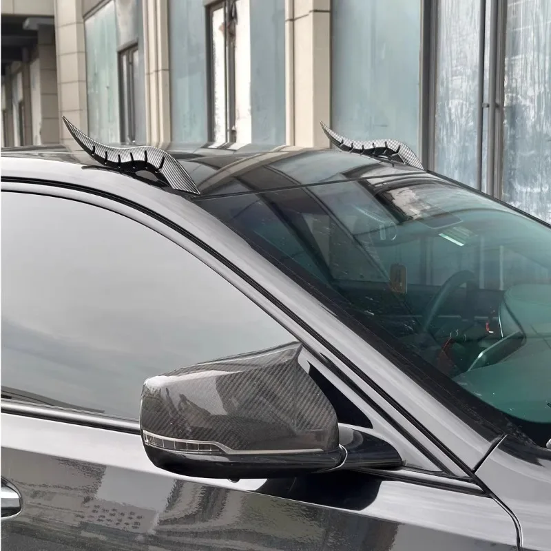 

FOR FOR Beijing -Hyundai SONATA 2011-2025 New Dragon Horn shaped Car Exterior Decoration (Arc Light Speed Flow Fin)