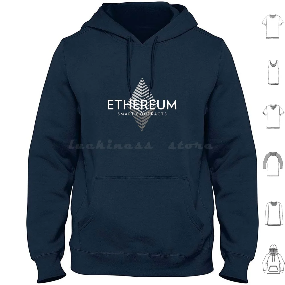 

Ethereum Eth Smart Contracts Crypto Hoodies Long Sleeve Ethereum Eth Blockchain Technology Bitcoin Btc Cryptocurrency