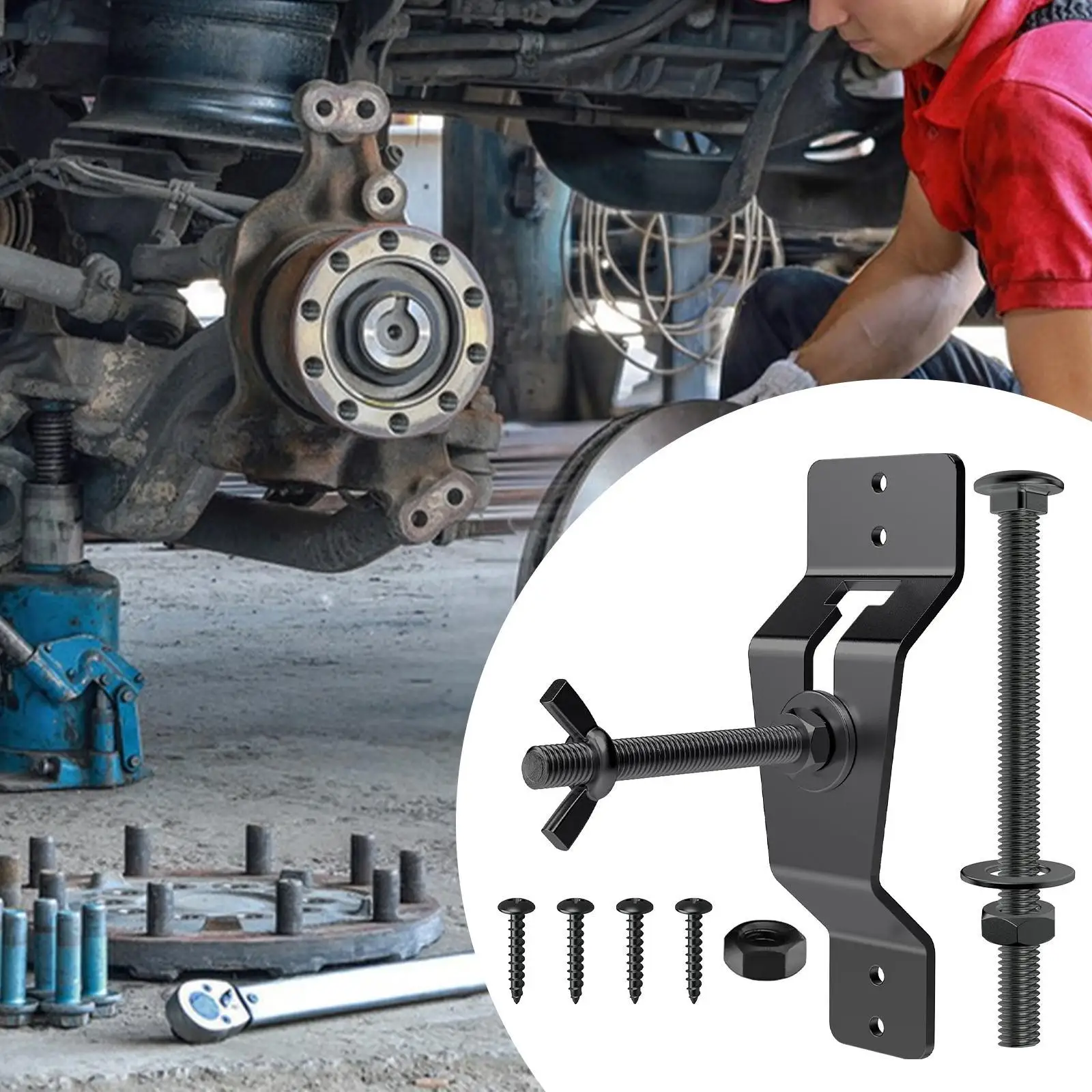 

Универсальный держатель запасного колеса, держатель кронштейна для фургонов, грузовиков, гаражей