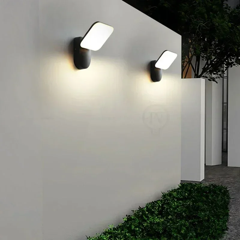 LED Induction Wall Light Outdoor IP65 Waterproof Lighting Villa Courtyard Garden Decoration Porch Lamp Wall Light Lampara Pared