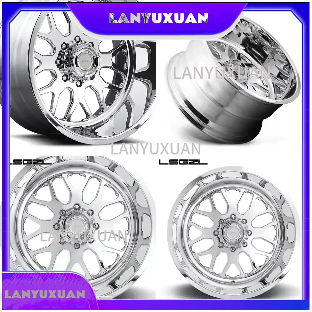 

i LSGZL 2 Piece Sports Racing Rims 18 19 20 Inch Forged Wheels Deep Concave Passenger Car Wheel for SUV Truck Sedan