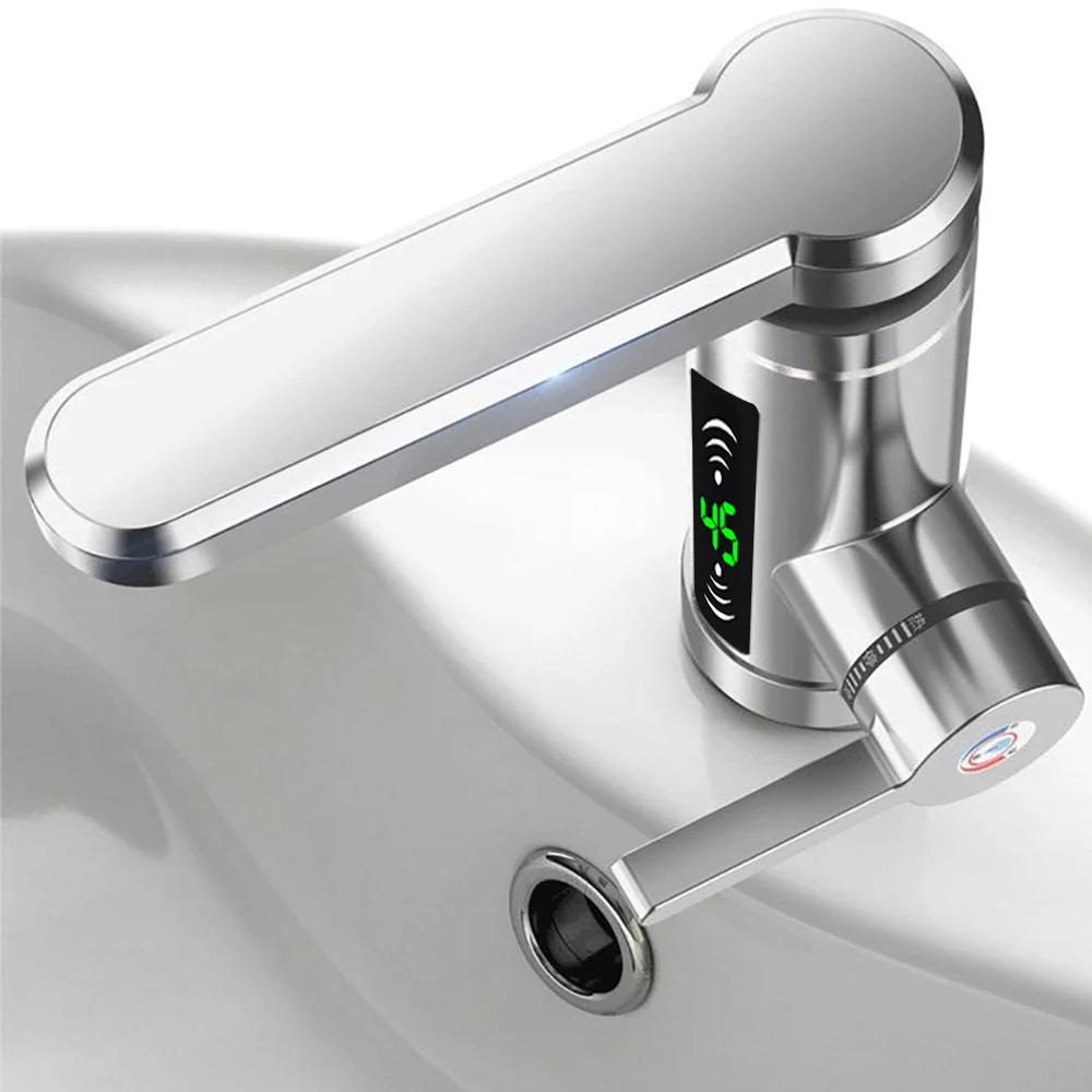 3000W Elektrische Warm Water Kraan Instant Verwarming Type Keuken Warm En Koud Kleine Keuken Schat Drie Seconden Snelle Warmte