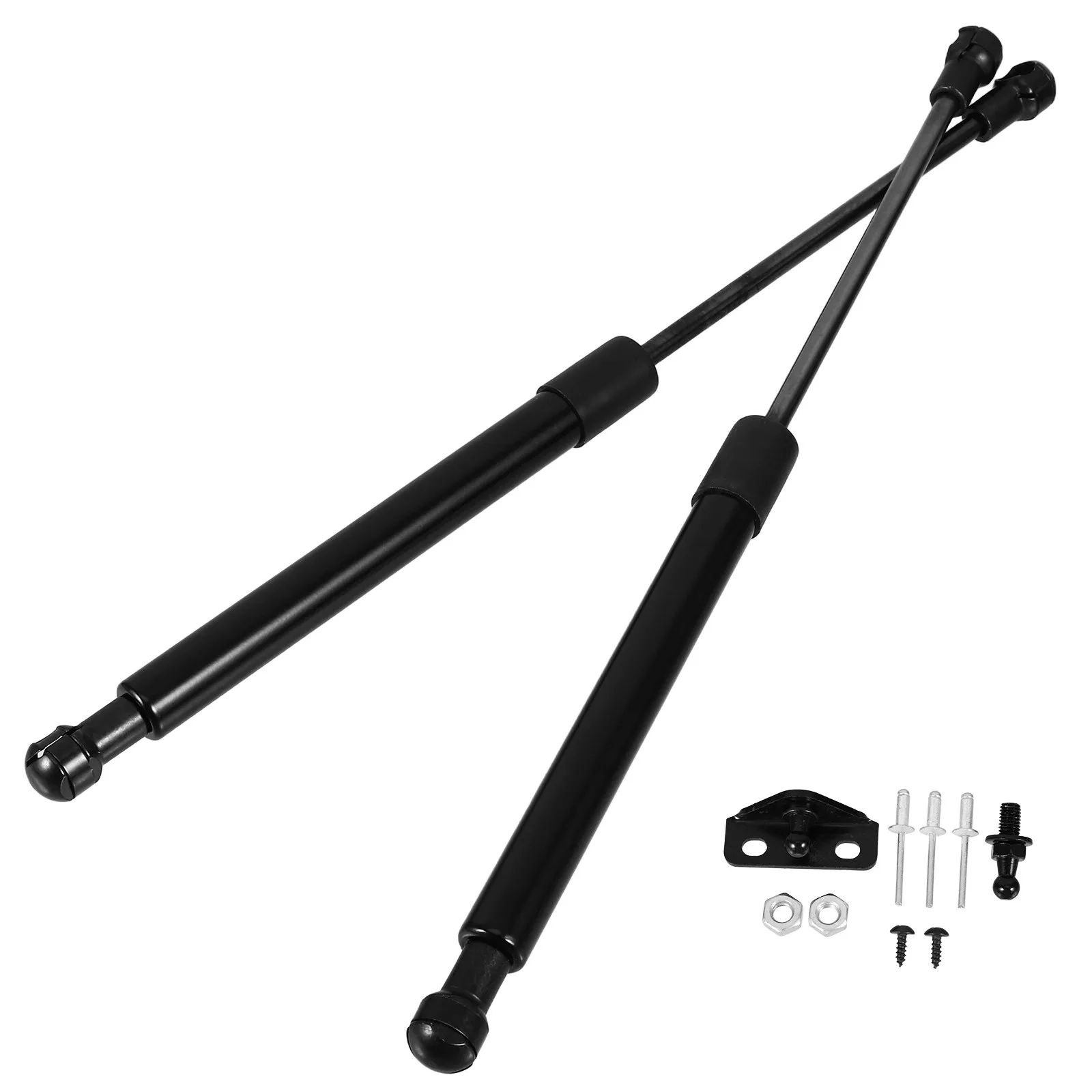 2Sets Gas Spring Support Rod Hydraulic Rod High Strength Lift Support for Door Trunks Engine Hoods Universal Gas