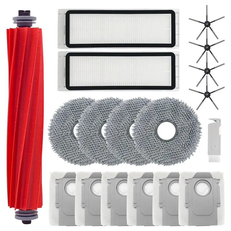 

AAAF For Roborock Q Revo/P10 A7400RR Vacuum Cleaner Main Side Brush Hepa Filter Mop Cloths Dust Bag Spare Parts Accessories