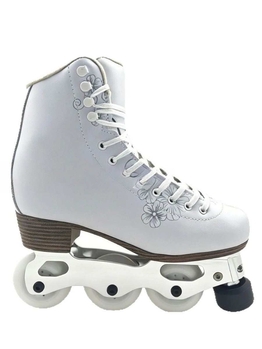 Roller skates, roller skates, pattern skates, single-row dancing shoes, casual pattern shoes