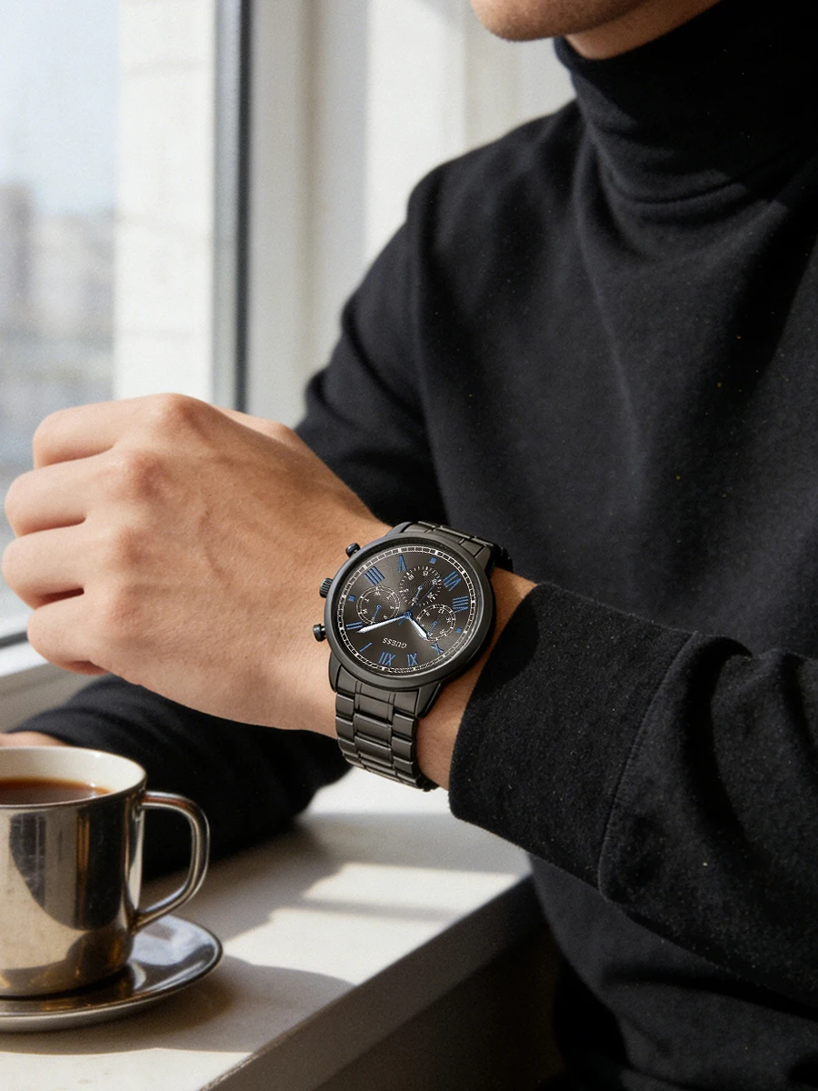 Męski zegarek biznesowy GUESS, – Smartwatch Guess recenzja i cena