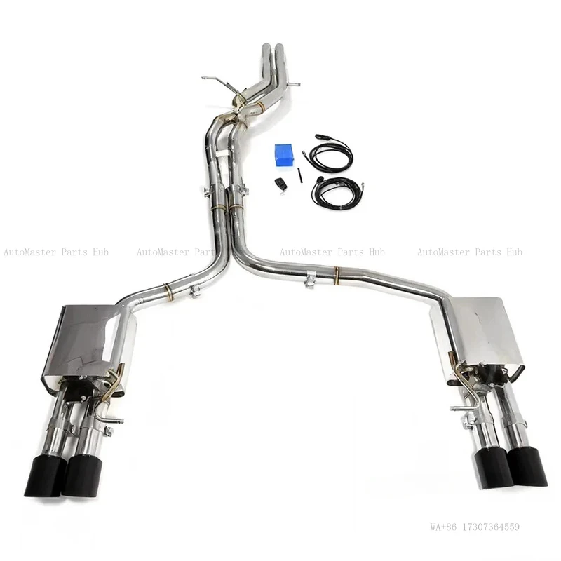 

High Quality CSZ Full Exhaust System for RS6 RS7 C8 4.0T Valvetronic Includes Muffler Catback & Front Pipe