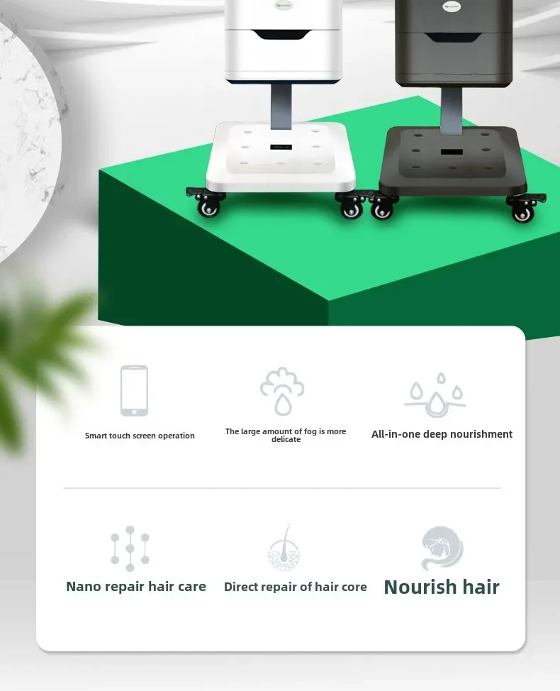 Mesin Semprot Perawatan Salon Rambut SPA Rambut Mesin Minyak Kue Kondisioner Rambut Ion Negatif Mesin Uap Hidrasi Nano