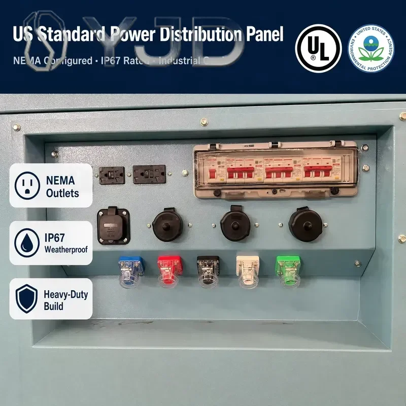 EPA Certified 25kW 45kW Industrial Silent Diesel Generator Set | 56kVA 3 Phase Engine Heater Emergency Backup Generator
