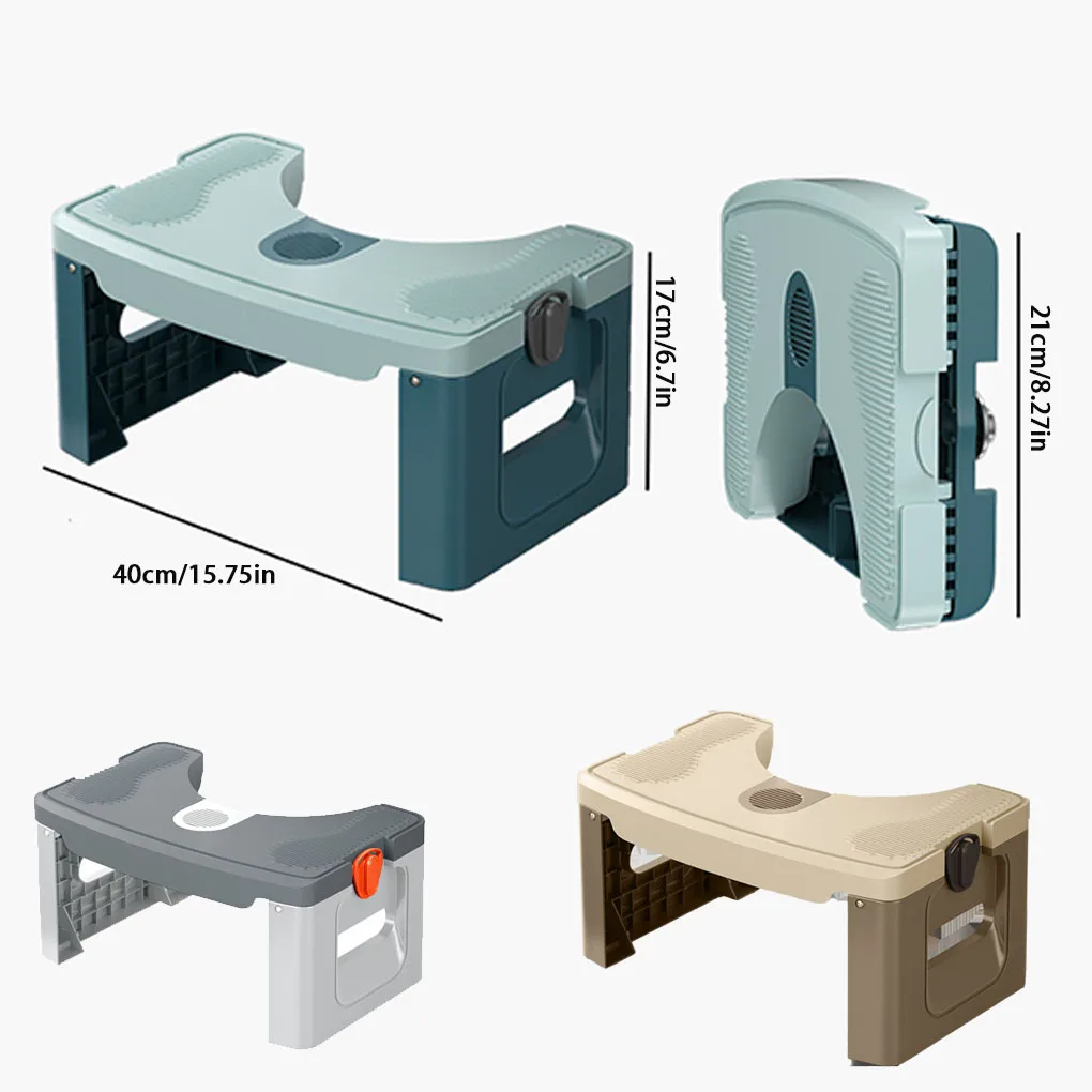 Foldable Toilet Squat Stool Portable Non-slip Toilet Footstool Squatting Potty Stool for Adults Children Bathroom Accessories image 6