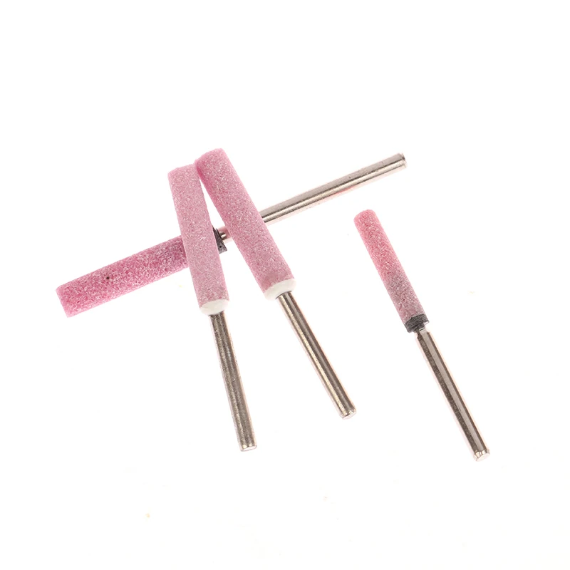 10 pezzi affilacoltelli per motosega lima per pietra abrasiva 4/4.8/5.5/6mm catene Set per affilare sega metalli per lucidatura pietre per affilare motosega