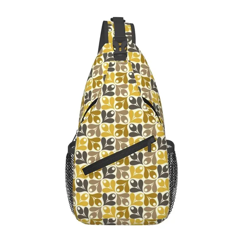 

Custom Orla Kiely Scandinavian Flowers Sling Chest Bag Customized Crossbody Shoulder Backpack for Men Travel Hiking Daypack