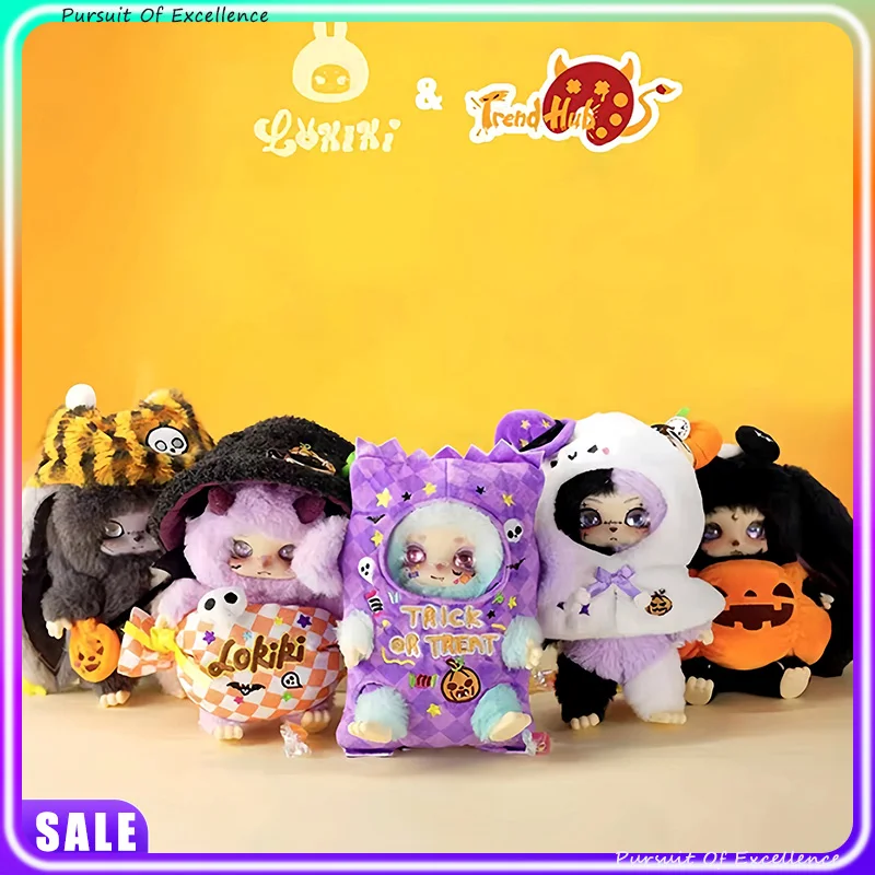 

Новинка в наличии Lokiki Let'S Play Pranks Together Series, рюкзак с глухой коробкой, очаровательные тематические куклы на Хэллоуин, очаровательные подарки на Хэллоуин