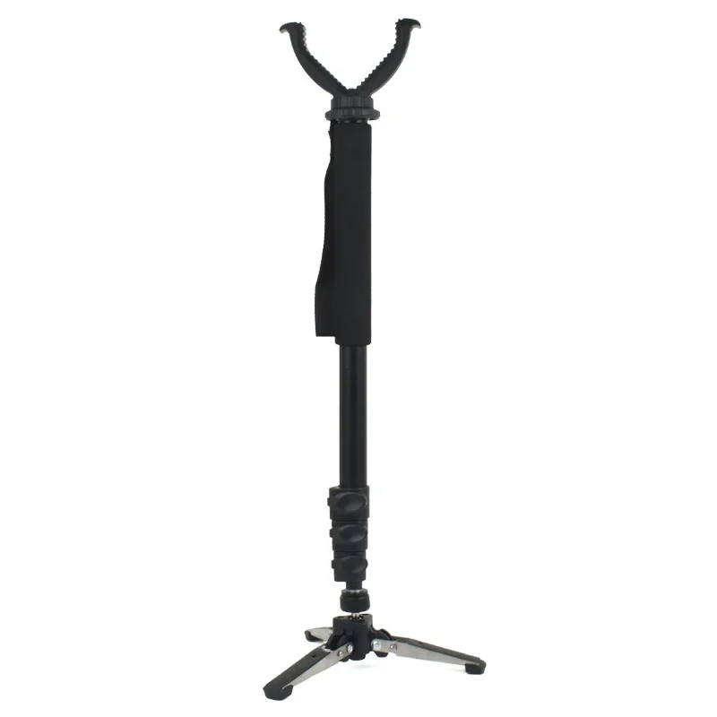 

Shooting Stick and Gun Rest - Versatile Hunting Accessories with Adjustable Height Tactical Gun Portable Tripod Stand