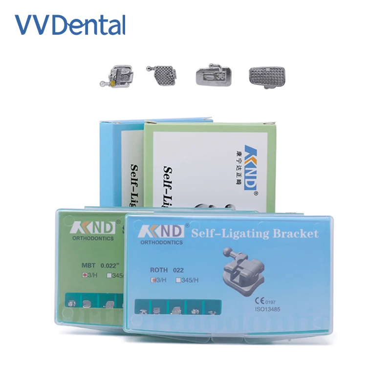 

Dental Orthodontic metal Self-Ligating Bracket High Quality Roth / MBT 345 Slot .022 Orhto Bracket Dental Material