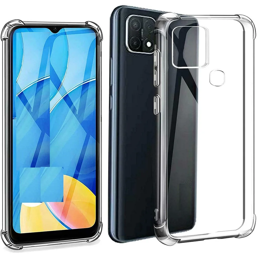 

Clear Shockproof Phone Case for Realme C21Y C25Y C21 Reno 6 5G Reno 6Z Reno 5 Lite 5F 5Z Oppo A16 A15 Soft TPU Transparent Cover