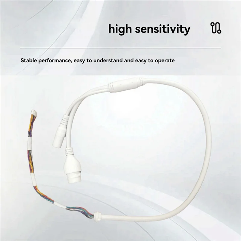 Ethernet LAN Cable 10 Pin 10 Core Poe RJ45 Network Cable For Hikvision IP Camera, High-Speed Data Transfer