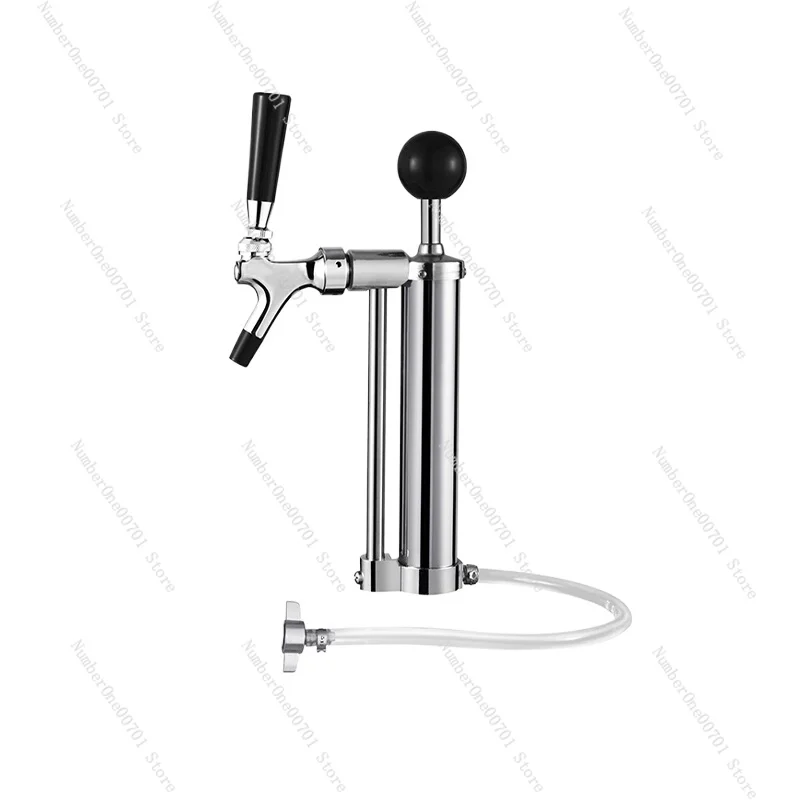 Convenient Manual Wine Ladle Ordinary Metal S-Type Tire Pump Disposable Wine Barrel Air Pump