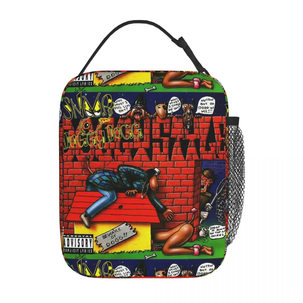 

Doggystyle Music Rapper Thermal Insulated Lunch Bags for Travel hip hop Portable Bento Box Thermal Cooler Food Box