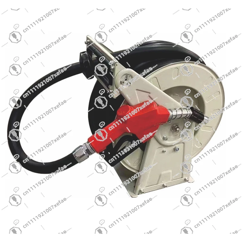 Automatic Spring Rewind Fuel Hose Reel OEM 3/8 To 3 Size 10m-20m Length Optional 12V/24V Pump