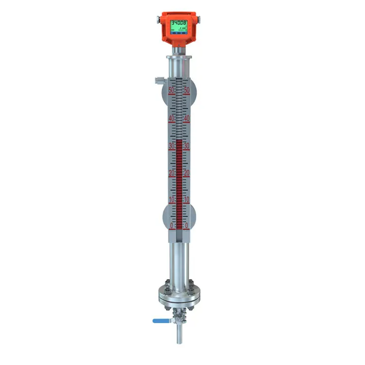 Popular Magnetic Water Level Transmitter and Level Indicators Submersible Liquid Level Sensor