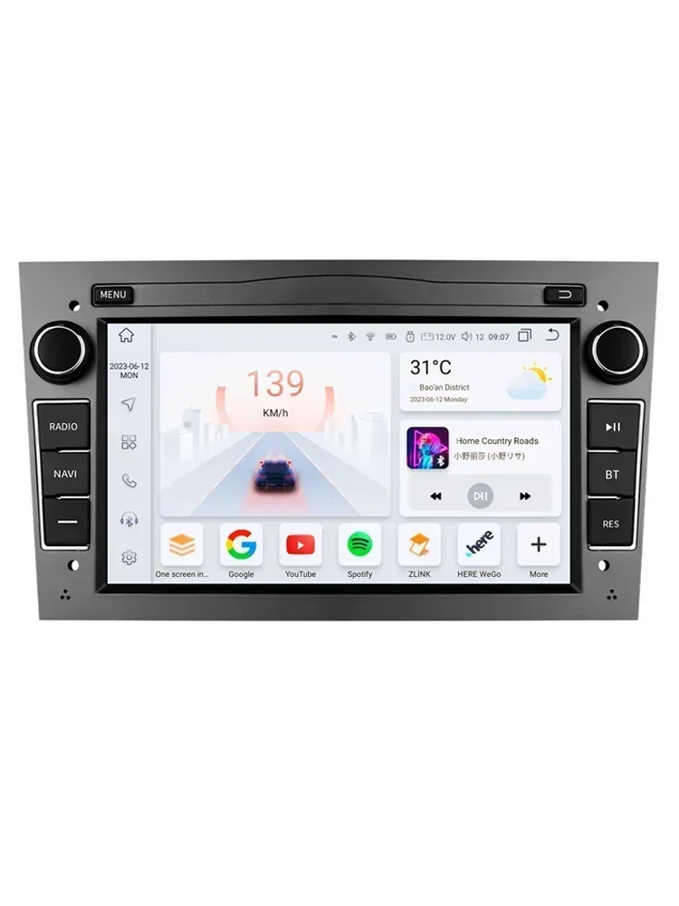 2 Din Android 12 Stereo Autoradio Multimedia Speler Gps Navi Voor Opel Corsa C Signum Vivaro Astra H Corsa D Zafira Tigra Twintop - afbeelding 2