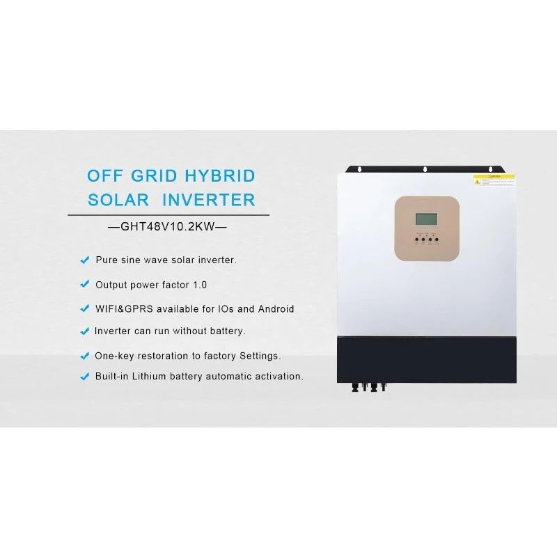 10k Sun Solar InverterAll-in-One DC AC Solar Power Inverter with BatterySolar Inverter for Sale