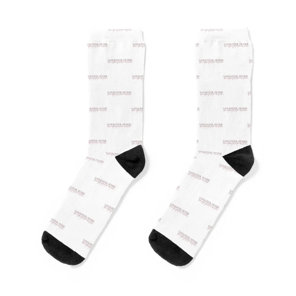 

Gaslighter Socks funny sock Men's Stockings compression designer brand Men's Socks Women's