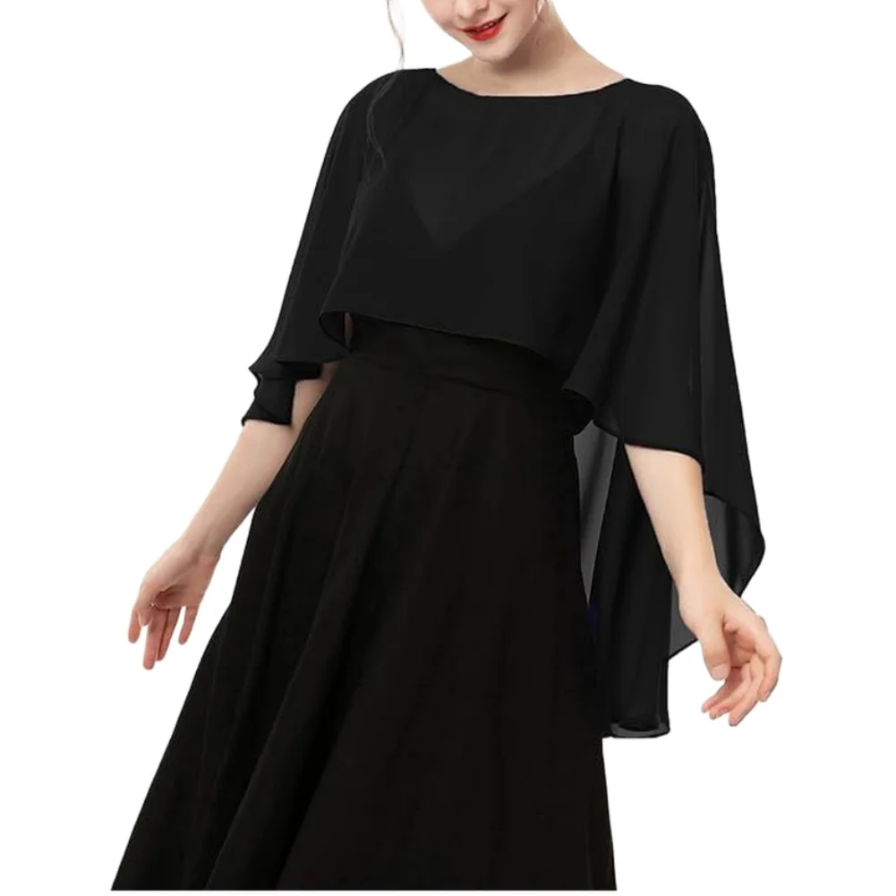 غلاف مسائي للحماية من أشعة الشمس على الشاطئ، غلاف شيفون خفيف الوزن، أنيق لجميع المواسم، تغطية للحماية من الشمس #1