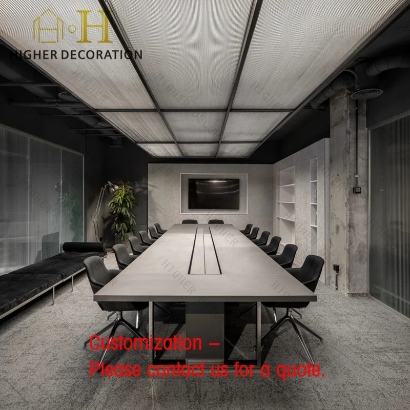 custom.Simple Office Accessories Style Design Wood Metal Office Table and Chair Set Recyclable Furniture Offices