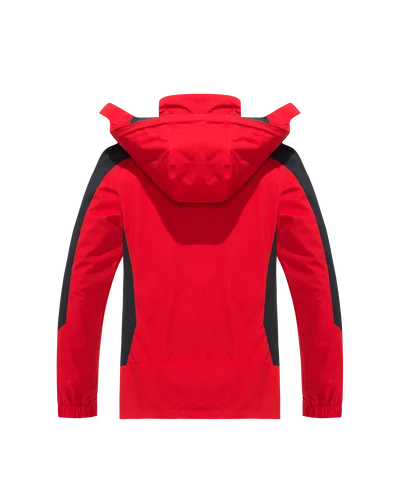 Imagen 2 del producto Chaqueta de senderismo impermeable para hombre, cortavientos a prueba de viento de gran tamaño, Camping, caza, correr, senderismo, pesca, abrigo para hombre al aire libre