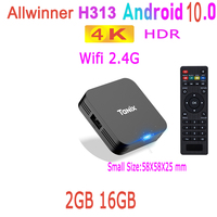 Tanix TX1 TV Stick 4K HDR Allwinner H313 Android 10.0 2.4G Wifi Smart TV Box Mini Game Media Player