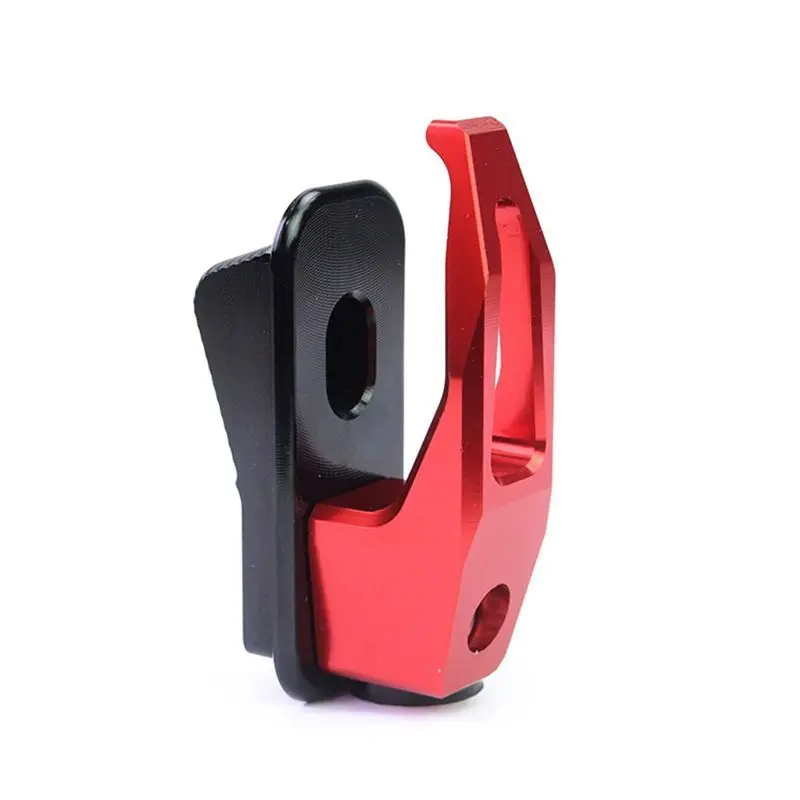 Powerful Motorcycle Parts Hook Electric Motorbike Load-Bearing Helmet Hanger Luggage Hook For Niu N1 N1S(Red)