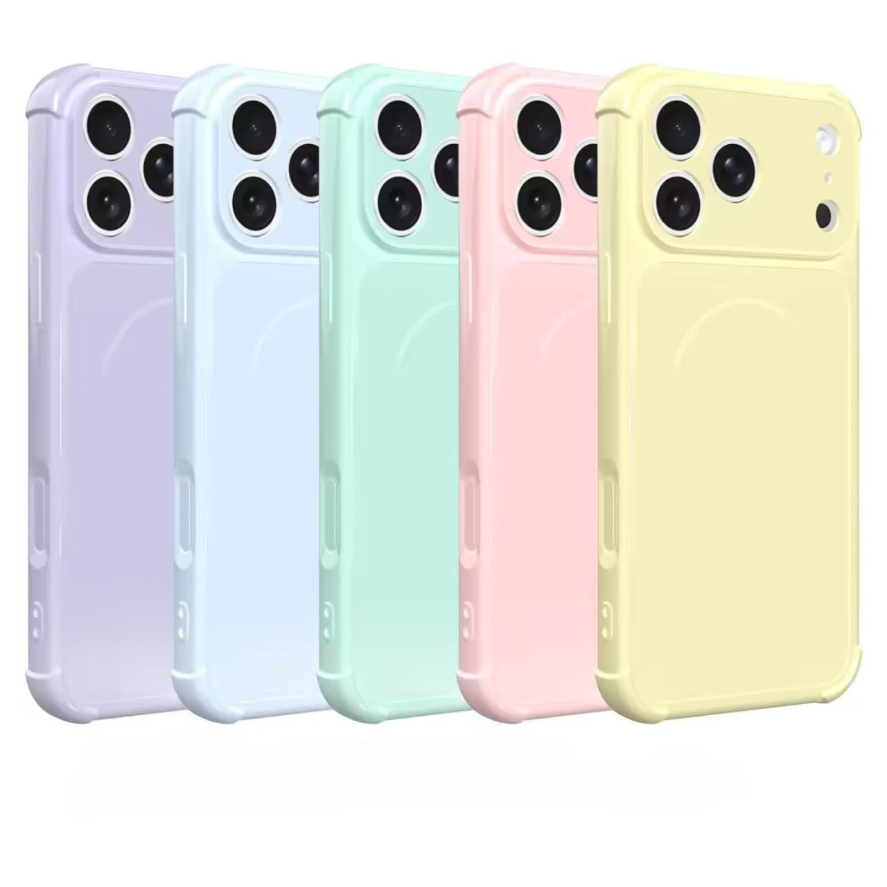 Coque Souple pour iPhone 17 Pro Series, Transformable Instantanément, Compatible avec iPhone 17 16 15 14 13 12 11 Pro Max Plus, Protection de l'Objectif en TPU