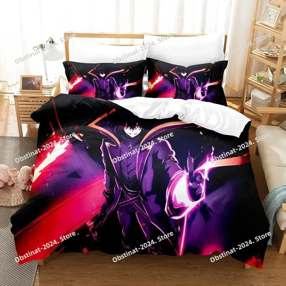 

The Eminence in Shadow Cid Kagenou Bedding Set Cartoon Anime three-piece set Adult Kid Bedroom Duvet cover Sets Home Textiles