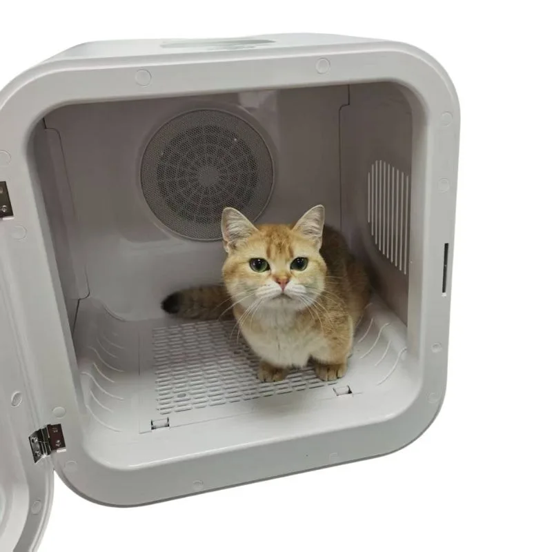 

Smart Square Eco-Friendly Portable Large Capacity Cat Dog Dryer Box Automatic Pet Hair Drying Box