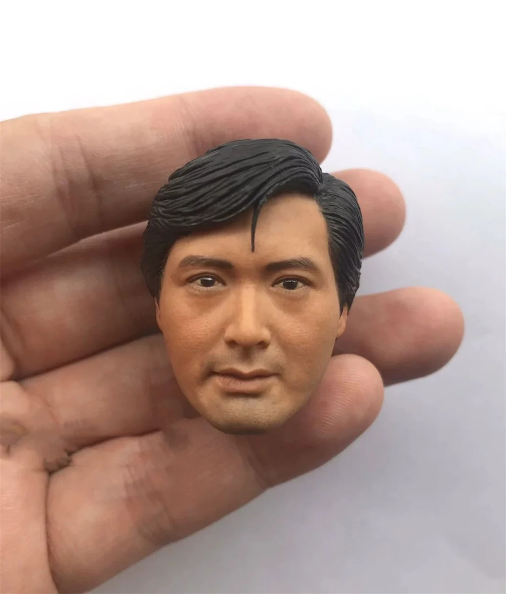 

Chow Yun Fat 1/6 Scale Male Head Carving ASia Actor NO Neck Model For 12" Soldier Action Figure Body Collection Toys