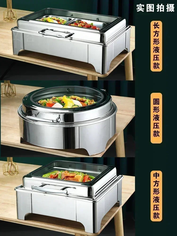 تجاري - موقد تدفئة كهربائي من الفولاذ المقاوم للصدأ مع اللوحات المرئية #2