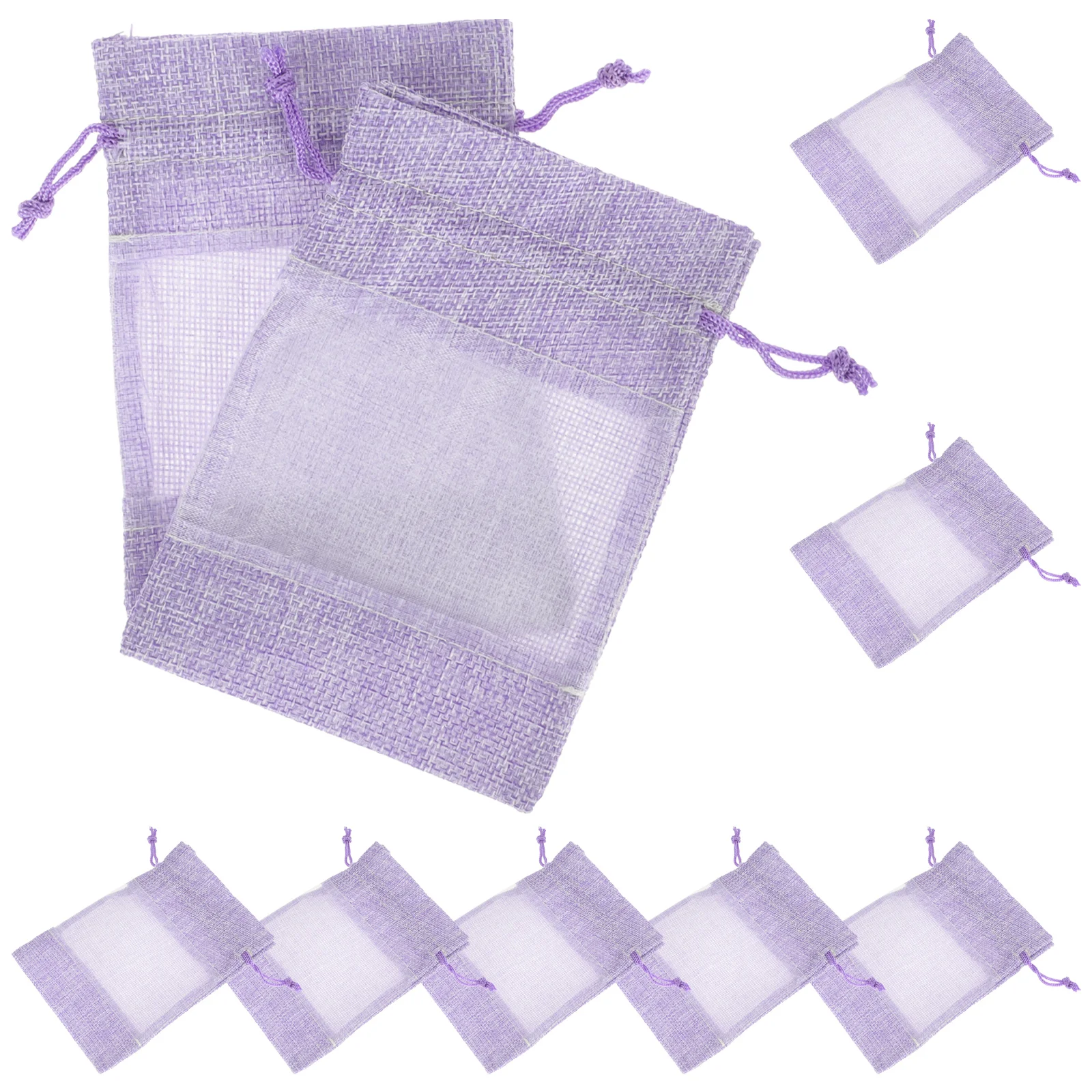 10 Pcs Lavender Sachet Bag Bags Empty Perfume Sachets Fragrance Scented Drawer Liners for Dresser Stitching