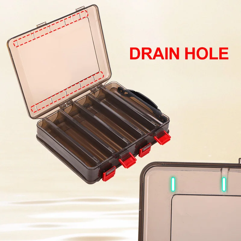 WEIHE 1 STÜCK 328 # 319 # Doppelseitiges Köder-Kunststoffhaken-Set, Tackle-Box zum Angeln – Detail 6