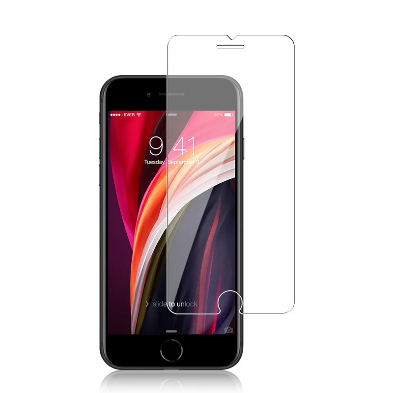 2 قطعة الزجاج المقسى لابل آيفون SE3 2022 غطاء كامل حامي الشاشة 9H المضادة للخدش فيلم واقية آيفون SE 3 2022