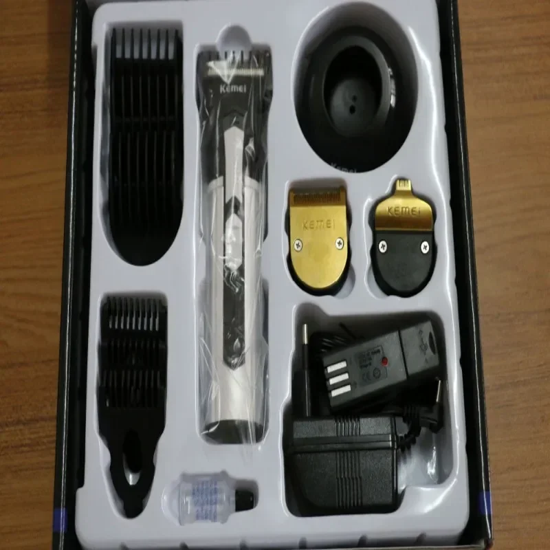 Kemei ที่ตัดขนตัดผมไฟฟ้าแบบ3 in 1ชาร์จได้สำหรับมืออาชีพลูกผมและผู้ชาย KM-3007