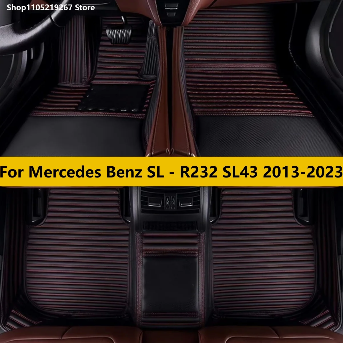 

Custom Car Floor Mats For Mercedes Benz SL - R232 SL43 2013-2023 Auto Carpets Foot Coche Accessorie